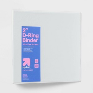 2" 3 Ring Binder Clear View - up&up™ - 1 of 3