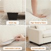 83 Inches Modern Sofa ，Comfy Teddy Velvet Sofa with Deep Seats, Cozy Comfort Loveseat, for Living Room, Bedroom, Office - 4 of 4