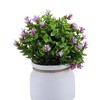Unique Bargains Artificial Plants Jute-Wrapped Cup Plastic 3.94"x3.94"x8.27" 1 Pc - 4 of 4