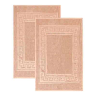 Modern Absorbent Bath Mat (Set of 2), 22" x 35" by Blue Nile Mills