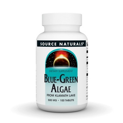 Blue-Green Algae 500mg by Source Naturals, Inc.  -  100 Tablet