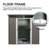 CAVINAS Multi-Functional Outdoor Garden Shed with Lockable Sliding Doors and Transparent plate - 3 of 4