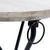 Naveed Wood Side Table Light Gray - Christopher Knight Home: Acacia Top, Foldable, No Assembly Required - 2 of 4