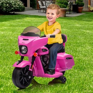 6V Ride-On Electric Dirt Bike for Kids – Licensed Motorcycle with Training Wheels, Suspension, EVA Tires, Music & Headlights - 1 of 4