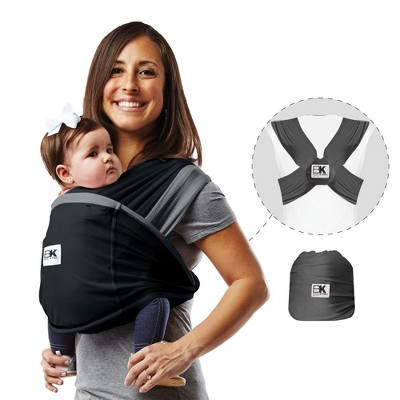 Image of Baby K'tan Pre-Wrapped Ready To Wear Baby Carrier: Active Oasis Black & Grey Medium