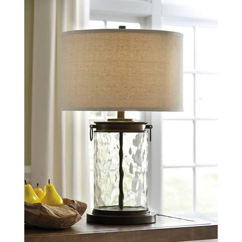 Tailynn Glass Table Lamp Bronze - Signature Design by Ashley, 2 of 4
