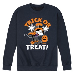Men's - Disney - Trick Or Treat Graphic Fleece Sweatshirt - 1 of 4