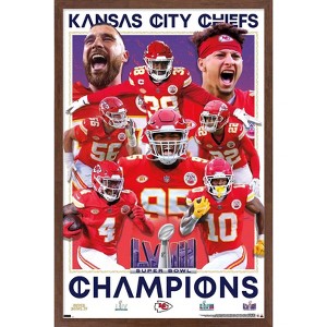 Trends International NFL Kansas City Chiefs - Super Bowl LVIII Champions Framed Wall Poster Prints - 1 of 4