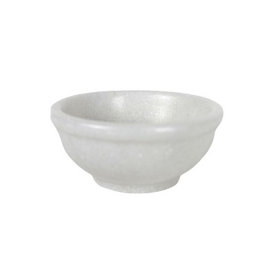 3 Inch White Marble Serving Bowl by Foreside Home & Garden