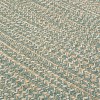 Colonial Mills Monterey Wool Tweed Braided Runner, Teal 2' x 5', Rectangle Shape - 3 of 4