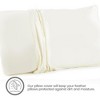 Whisper Organics, Pillow Protector 100% Cotton Pillow Encasements with Zipper, GOTS Certified, Ivory Colored - 4 of 4