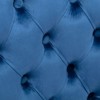 Syemin Velvet Dining Chair Set of 2, Mid-Century Modern Velvet Upholstered Chair with Rivets, Blue, 24.4"*19.7"*37.5" - 3 of 4