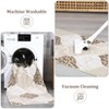 Machine Washable Area Rug - Modern Neutral Farmhouse Design, Soft Stain Resistant Indoor Carpet for Living Room, Bedroom - 3 of 4