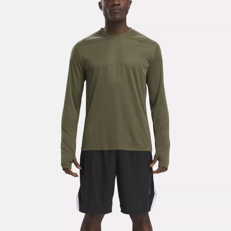 Reebok Training Long Sleeve Tech T-Shirt Mens Athletic T-Shirts, 1 of 6