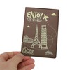 Unique Bargains Heart Airplane Passport Holder 1 Pc - 3 of 4