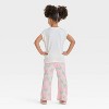 Toddler Girls' 2pc Bluey Strawberry Hooray Top & Pants Set - Cream/Orange - 2 of 4