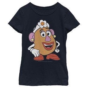 Girl's Toy Story Mrs. Potato Face T-Shirt - 1 of 4