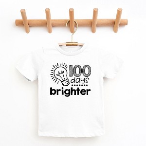 The Juniper Shop 100 Days Brighter Toddler Short Sleeve Tee - 1 of 2