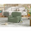 GustoWave Kids Couch, 2-in-1 Toddler Couch Fold Out, Convertible Sofa to Lounger with Wave Design, Foam Kids Chair - 2 of 4