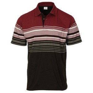 Gioberti Men's Striped Polo Shirt With Pocket - Yarn Dye - 1 of 4