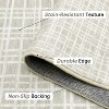 TackView Washable Checkered Area Rugs, Throw Carpet for Bedroom Living Room Entrance Laundry Bathroom Plaid Modern Farmhouse Rug - 4 of 4