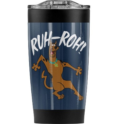 Scooby Doo Ruh Roh Steel Tumbler 20oz Coffee Travel Mug