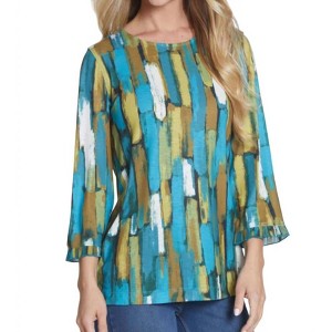 Women's Brush Stroke Blouse - Multiples - 1 of 4