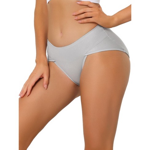 Allegra K Women's Hi-cut High Waist Tummy Control Stretch Comfort Briefs :  Target