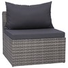 vidaXL Garden Sofa Set Set of 4 Grey - 4 of 4