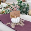 Kate Aspen Harvest Pumpkin Place Card Holder (Set of 6) - 4 of 4