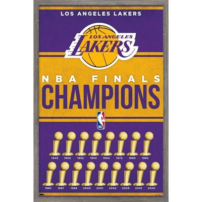NBA LOS ANGELES LAKERS 2020 CHAMPIONS "17 TITLES "