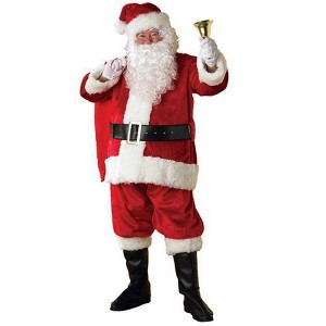 Rubies Men's Regency Plush Santa Suit - 1 of 2
