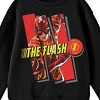 The Flash Movie Character Art Youth Black Sweatshirt - 2 of 2