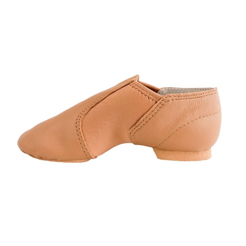 Dance Class Gloria Youth Leather Slip-on Jazz Shoe, 4 of 8
