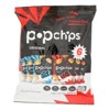 Popchips Sea Salt Flavor and BBQ Flavor Popped Potato Chips - Case of 12/6 pack, 0.8 oz - 2 of 4