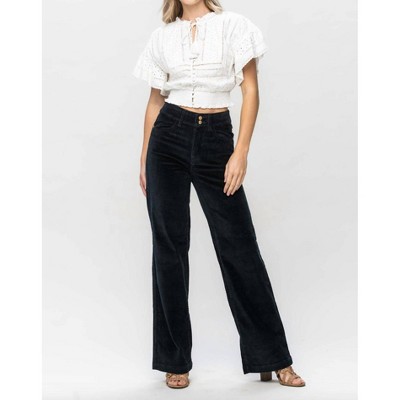 Women's Wide Leg Corduroy Trouser - Judy Blue