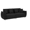 MYINDA 86.6'' Teddy Plush Modular Sectional Couch with Upholstered Arms Bread Sectional Sofa for Living Room Bedroom Office - 4 of 4