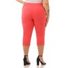 Rekucci Curvy Woman  Classic Pull-On Stretchy Straight Leg Capri - 3 of 4