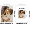 Americanflat 20x26 Picture Frame with Polished Plexiglass - Use as 11x14 Frame with Mat or 20x26 Frame Without Mat - Streamline Collection - White - 2 of 4