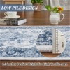 Fulvari Area Rug Vintage Rug Washable Indoor Medallion Rugs Low Pile Distressed Floor Carpet Retro Accent Rug for Living Room - 4 of 4