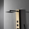 BWE 4-Jet Rainfall Shower Panel System with Rainfall Shower Head and Shower Wand - 4 of 4