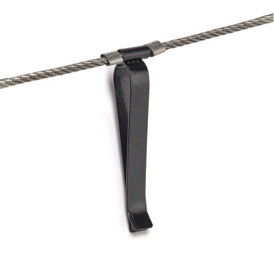 Design Ideas Kirby Photo Clips – 8 Clips on 4ft Cable – Black, 48” x 0.1” x 1.4”