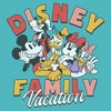 Womens Mickey & Friends Family Vacation Racerback Tank - 2 of 4