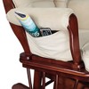 Athena AFG Sleigh Glider Chair, Espresso - 3 of 4