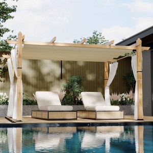 GustoWave 10x13 FT Outdoor Pergola Gazebo for Patio, Backyard, Garden - 1 of 4