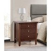 NicBex Nightstand with 3 Drawers Modern Wood Bedside Table with Handles for Bedroom,Sturdy and Durable - 2 of 4