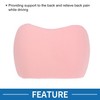 Unique Bargains Breathable Car Seat Lumbar Cushion Memory Foam Support Ergonomic Design - 3 of 4