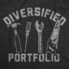 Mens Funny T Shirts Diversified Portfolio Tools Sarcastic Mechanic Graphic Tee For Men - Crazy Dog Men's T Shirt - 2 of 4