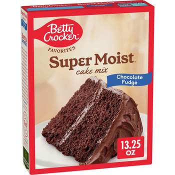 Betty Crocker Chocolate Fudge Super Moist Cake Mix - 13.25oz