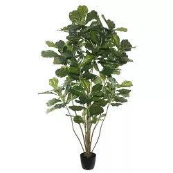 6' Artificial Potted Fiddle Tree - Vickerman
